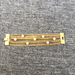 Gold pearl bracelet Spartina 449